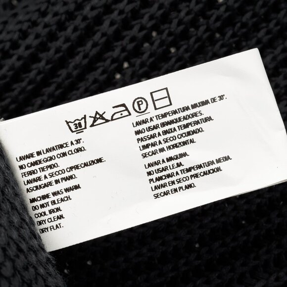 Armani Collezioni Charcoal Cotton-Knit Striped-Accent Zip Jacket - Picture 10 of 10